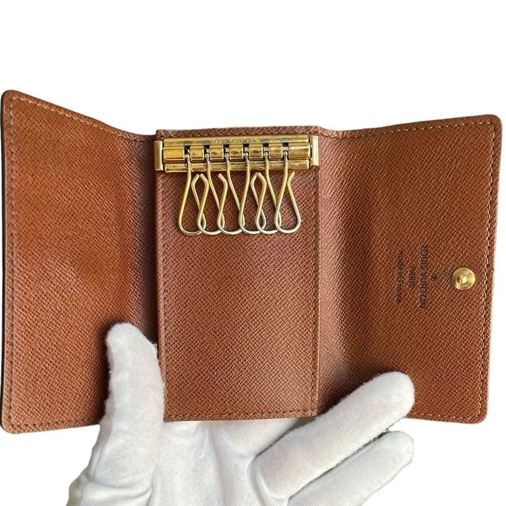 Louis Vuitton 6 Ring Key Case Monogram Unisex EUC Circa 2007 Vintage Authentic